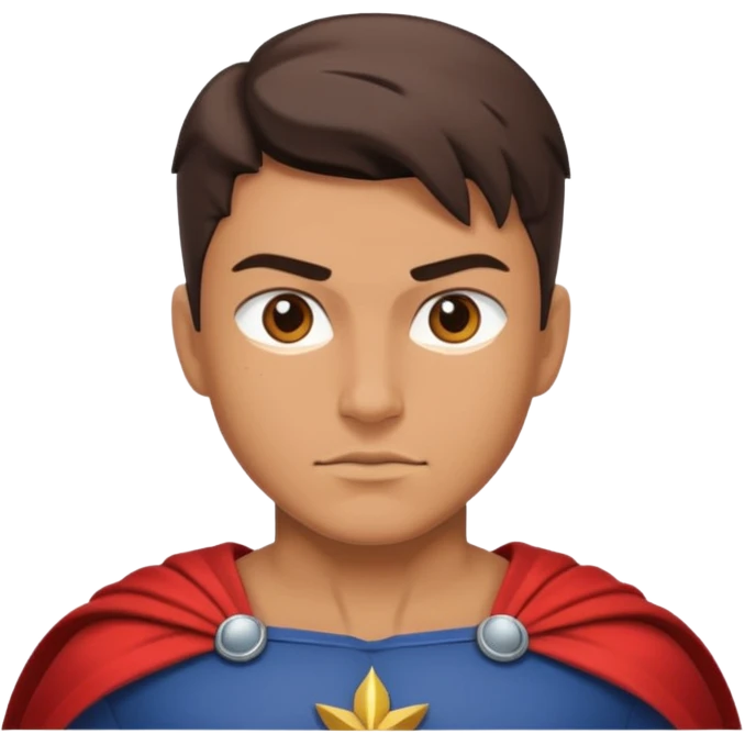 thinking about hero emoji