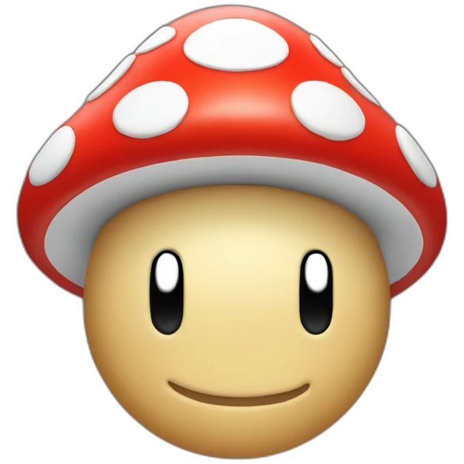 mario bros mushroom emoji