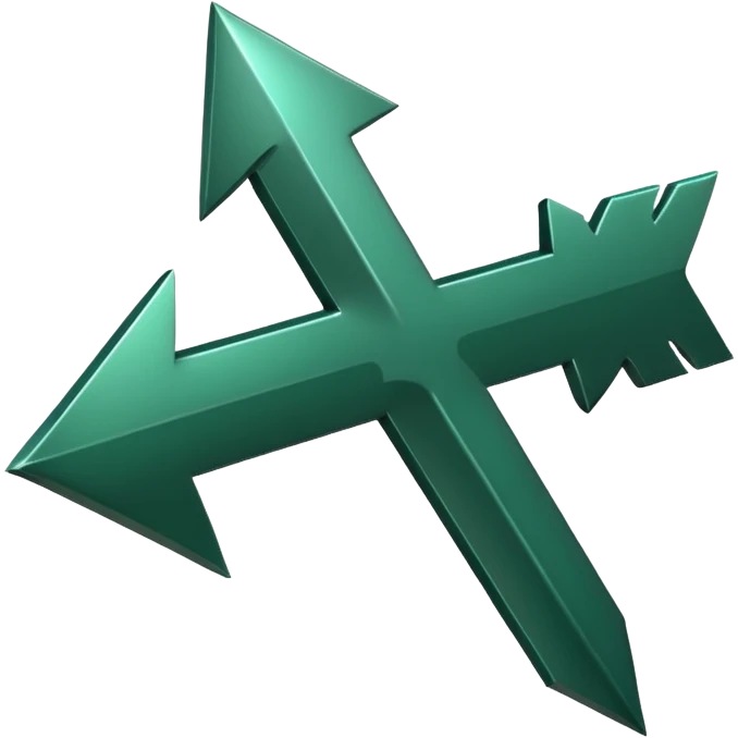 
dark green curved thick sharp arrow down emoji