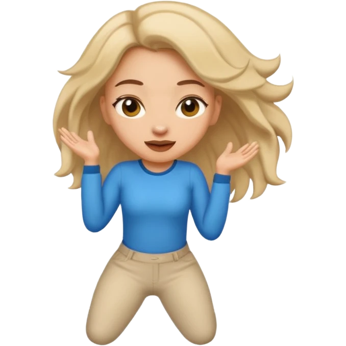 Girl shaking her ass emoji
