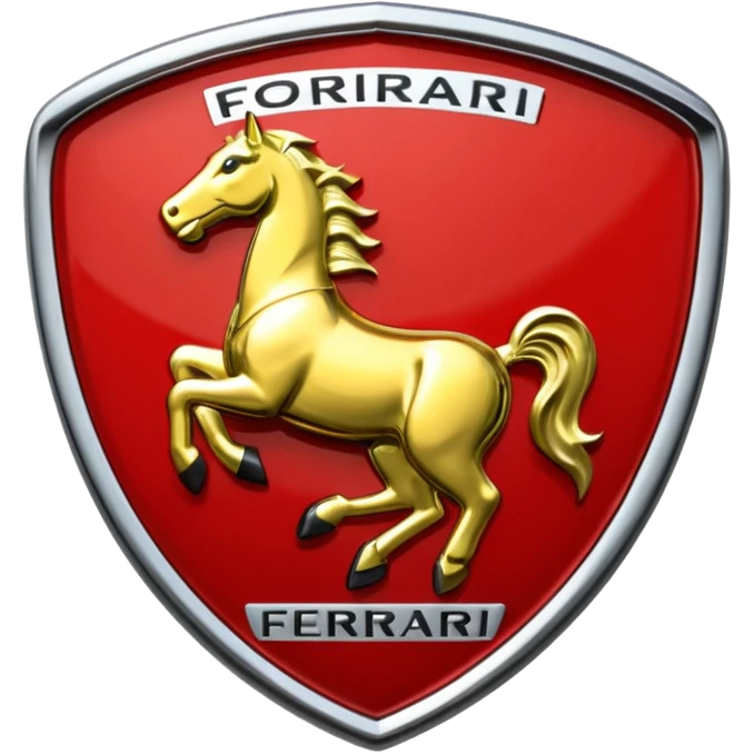Real Ferrari badge emoji