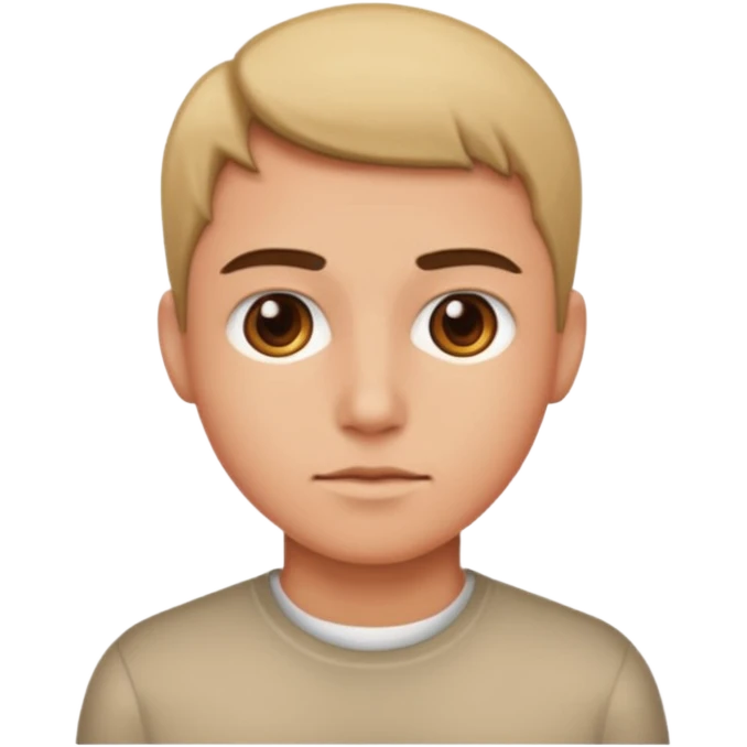Facing me.  emoji