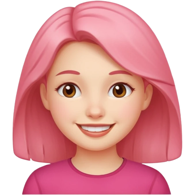 Make a cute girl emoji