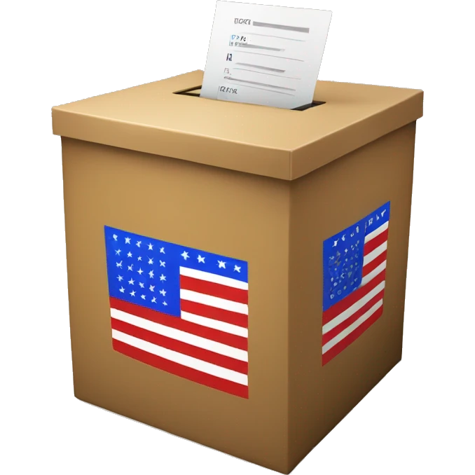 Voting box emoji