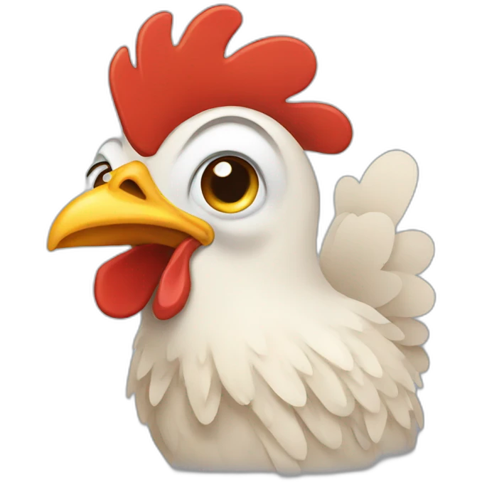 chicken emoji
