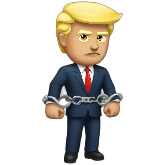 trump-in-handcuffs emoji