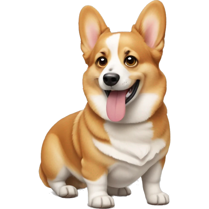 Corgi but emoji
