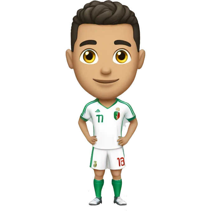 Ronaldo avec le maillot de l'Algérie emoji