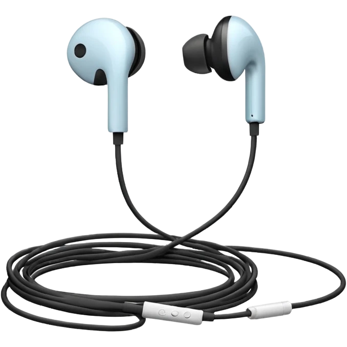 wired earbuds emoji