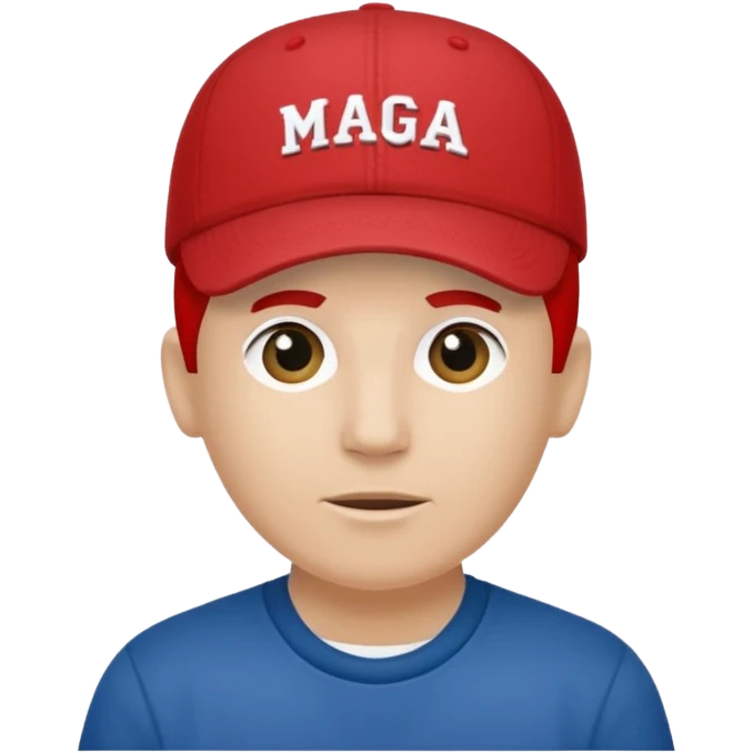 HAT with MAGA emoji