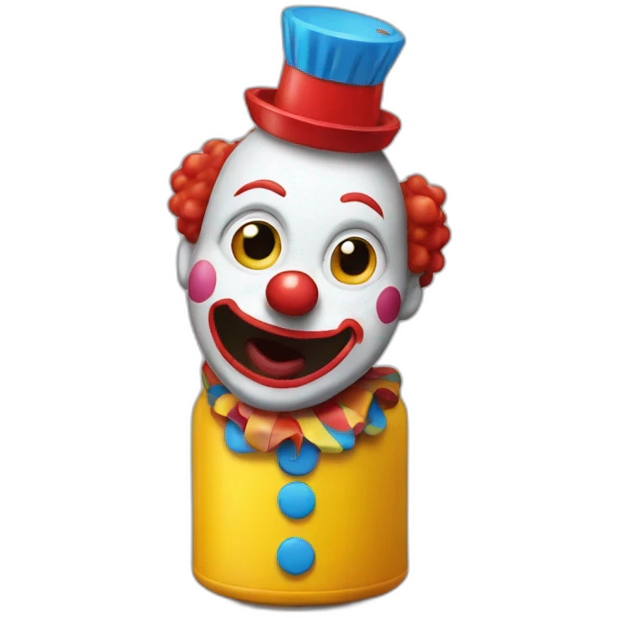 clown in a bidon emoji