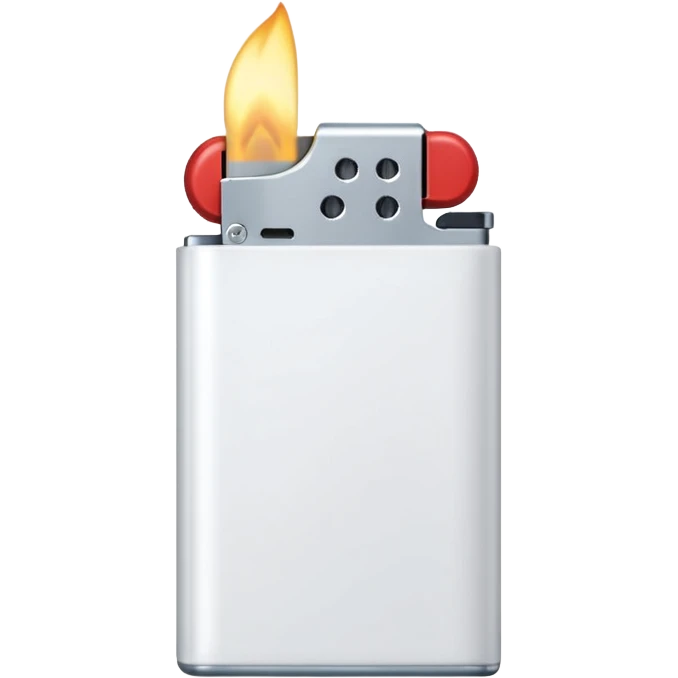 white lighter emoji