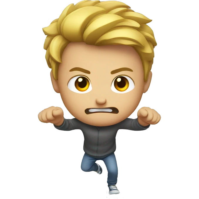 angry guy flipping table emoji