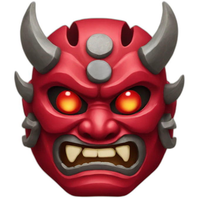 ruby japanese oni mask emoji