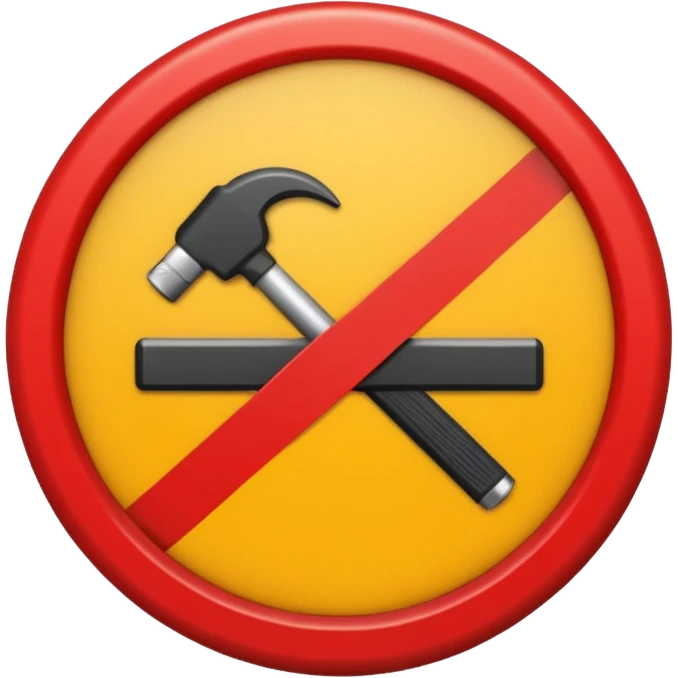 simbolo de prohibido  emoji
