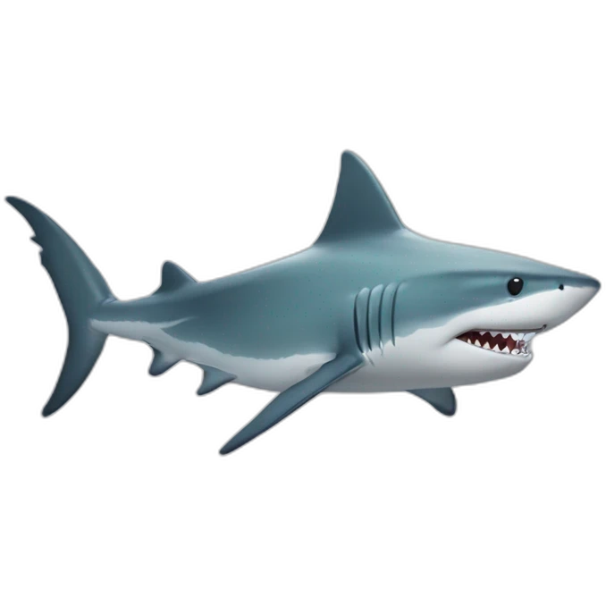 Requin qui fait un truc emoji
