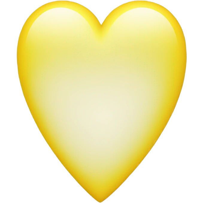 Yellow heart emoji