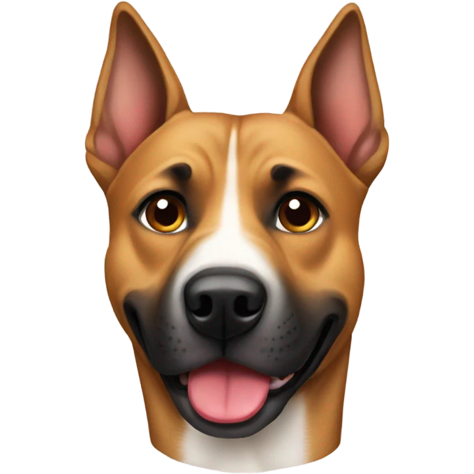 Pitbull german Shepard  emoji