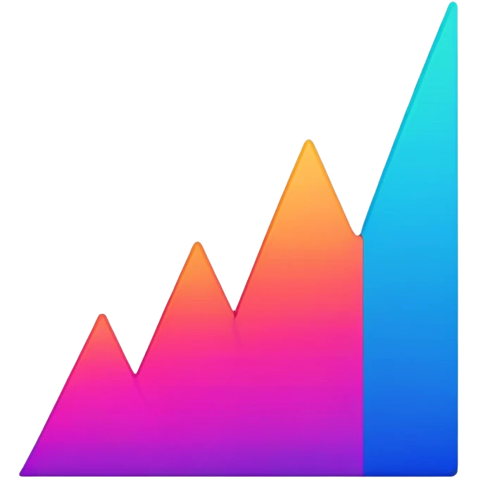 line graph up emoji