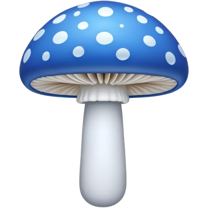 blue magic mushroom  emoji