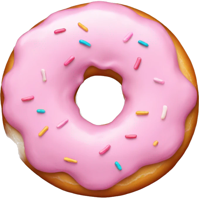 pastel pink donut emoji