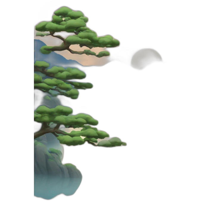 Paysage japonais entier emoji