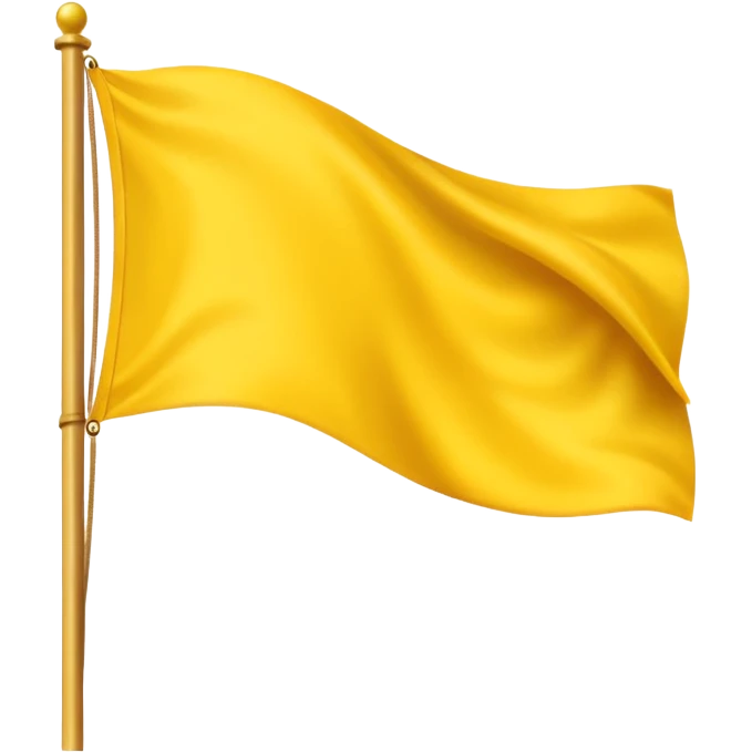 Yellow flag emoji
