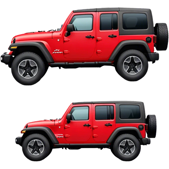 Jeep Wrangler - Jeep (Model Year: 2022) (Iconic colour: Red) emoji