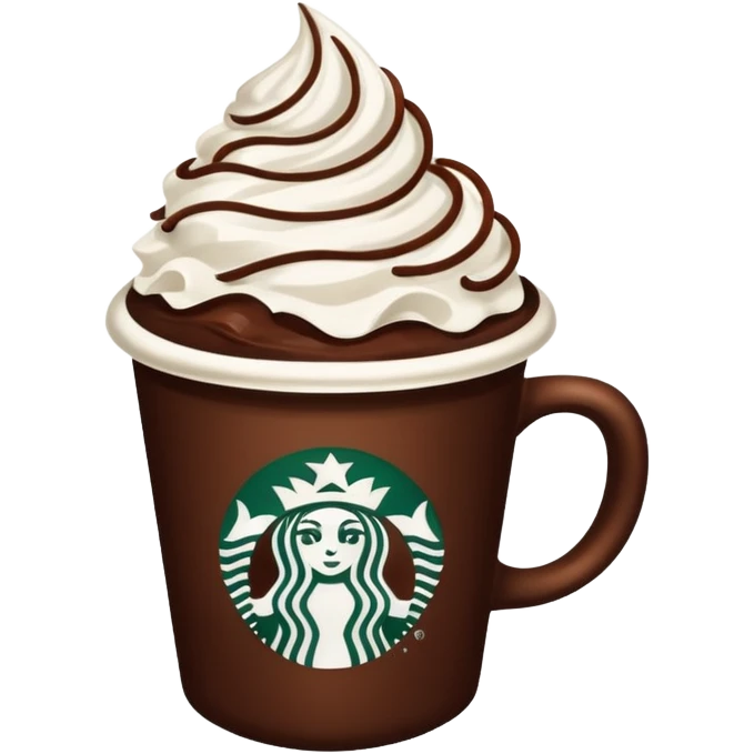 Starbucks cocoa emoji