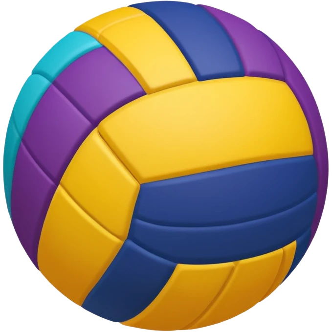 colorful volleyball ball emoji