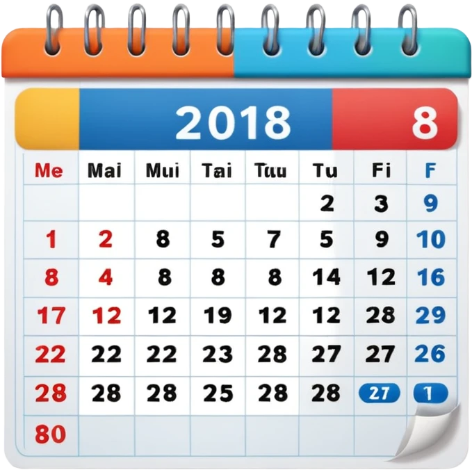 calendar emoji