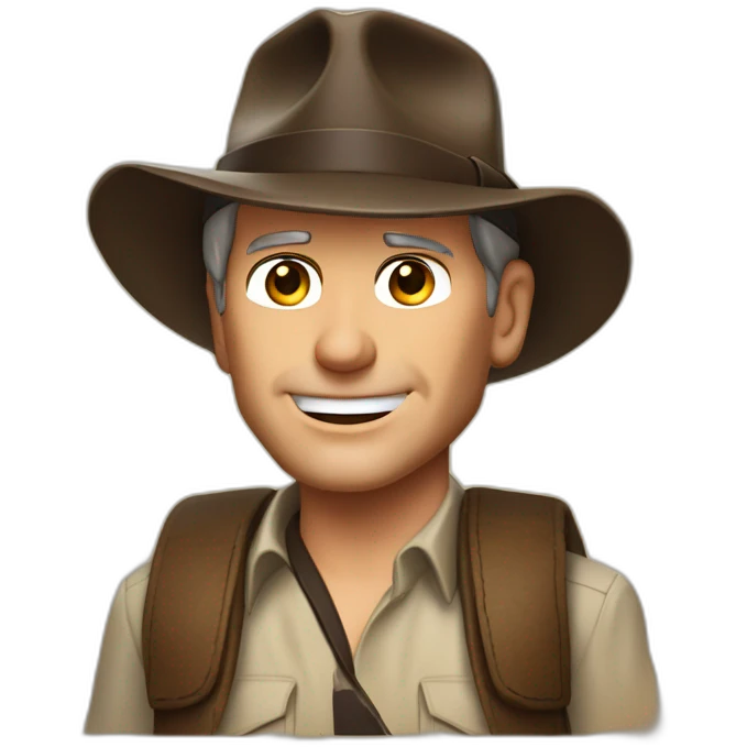 Harrison Ford as Indiana Jones emoji