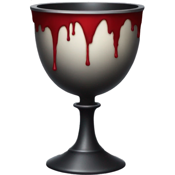 gothic chalice with blood emoji