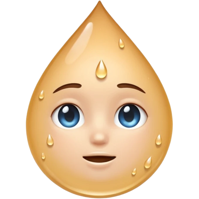 Pure white Sweat Droplets emoji emoji