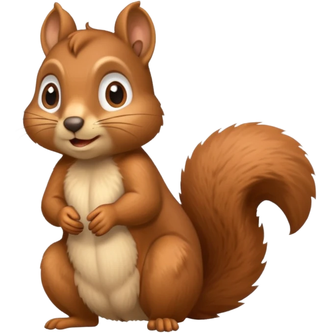 Confused squirrel emoji