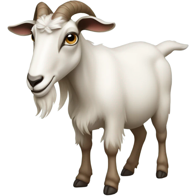 Pregnant goat emoji