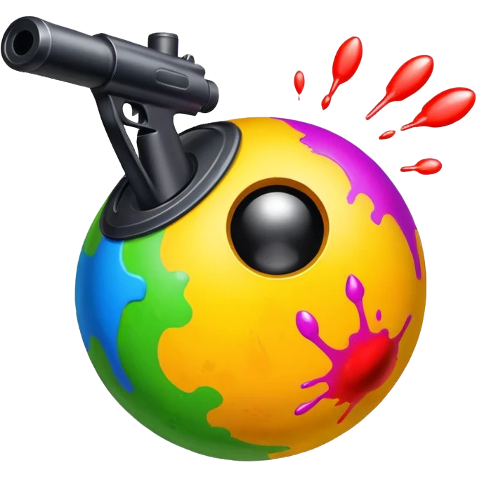 paintball bullett emoji