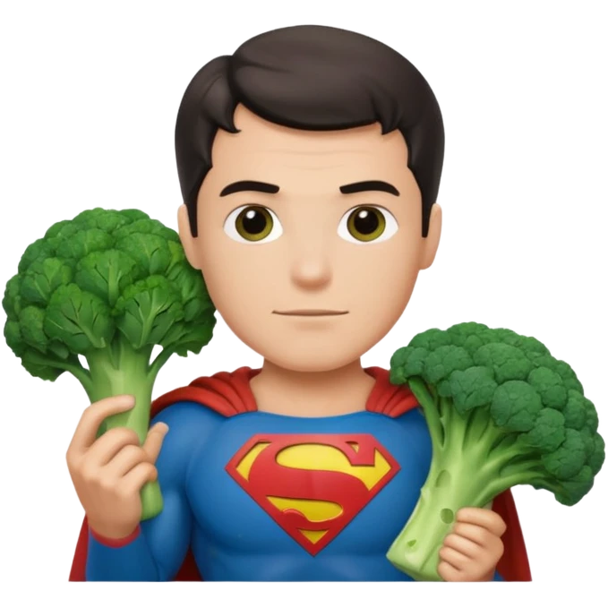 brocoli superman emoji