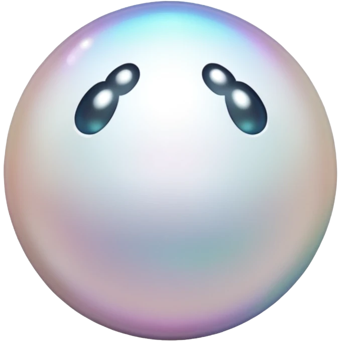 a pearl emoji