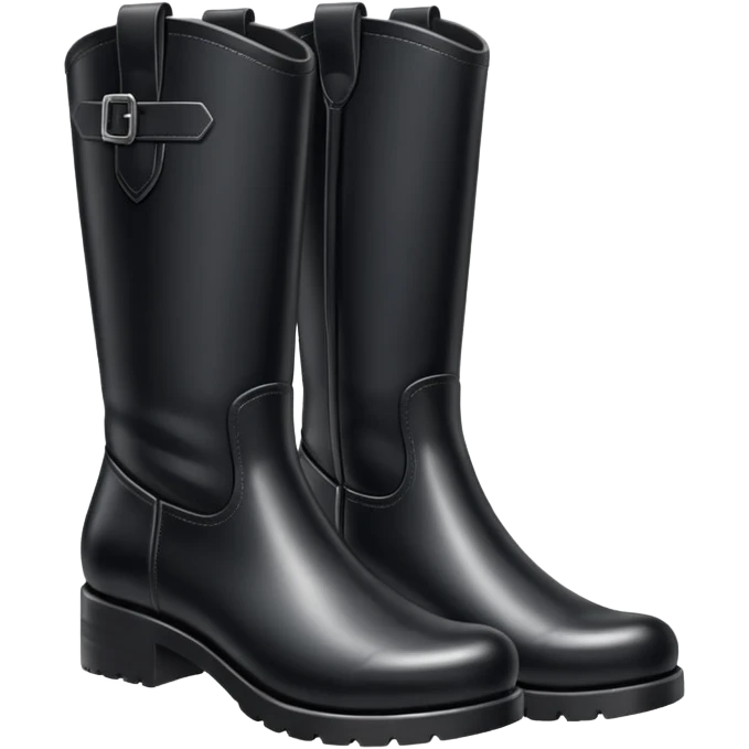 Black boots emoji