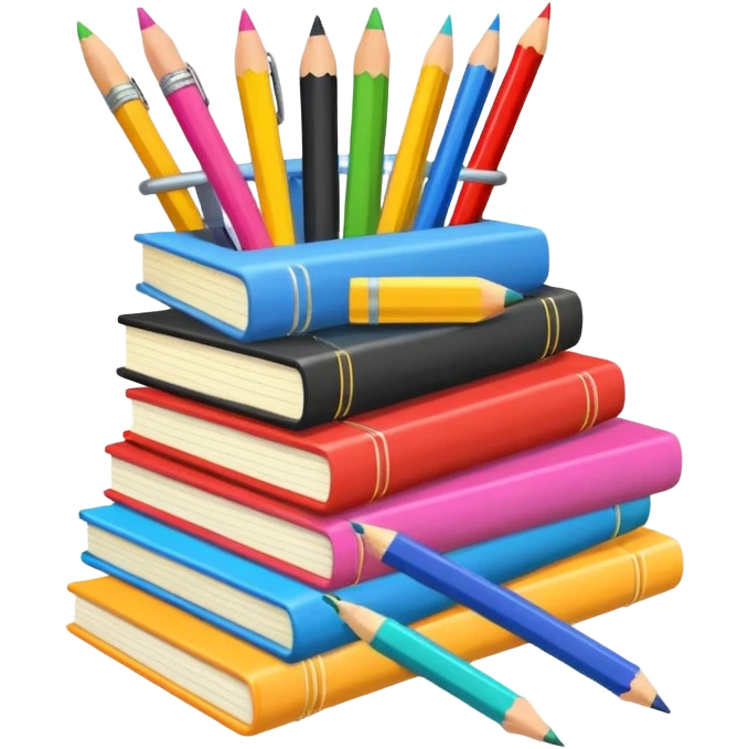 school supplies emoji