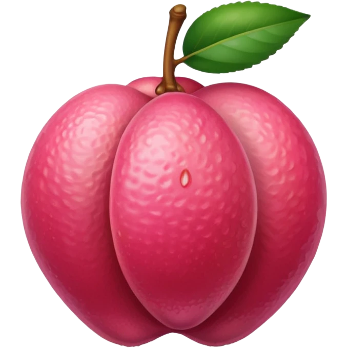 cute lychee emoji