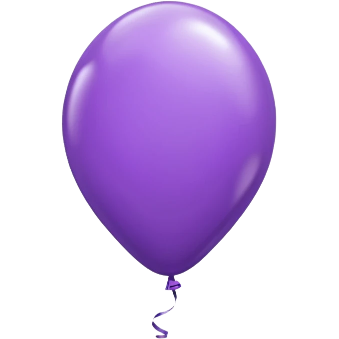 iPhone text purple balloon emoji