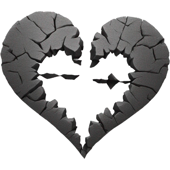 Broken heart emoji