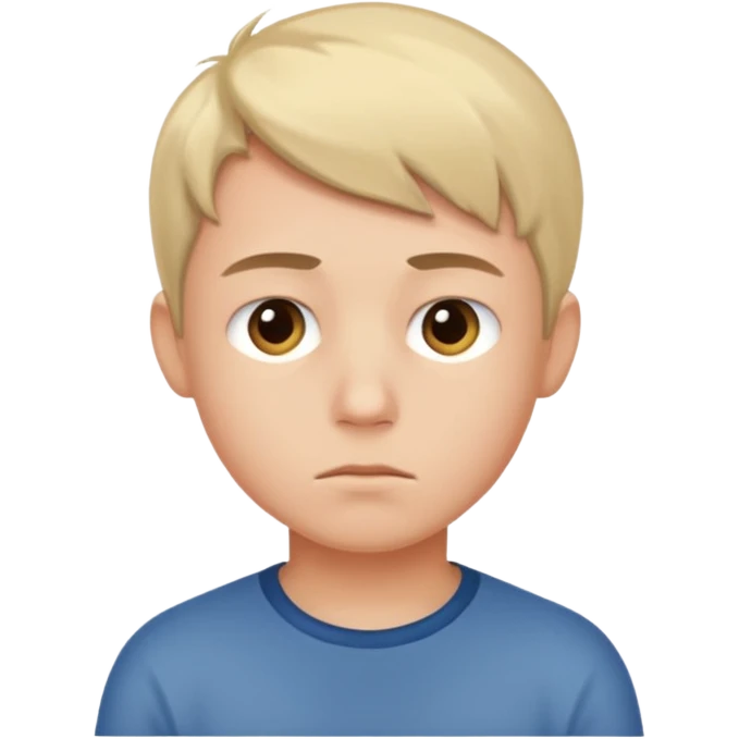 boy thinking emoji