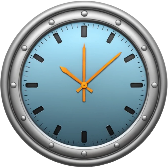 Clock it  emoji