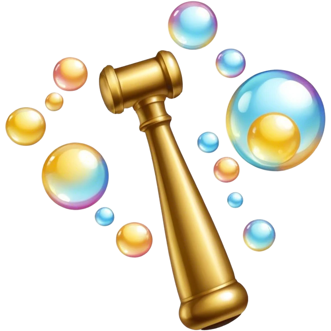  west ham United hammers with different size bubbles  emoji