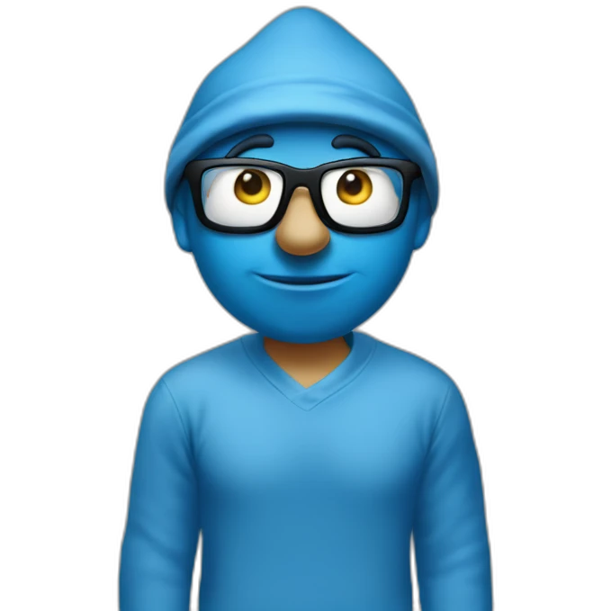 nate hillian's Smurf Sighting emoji
