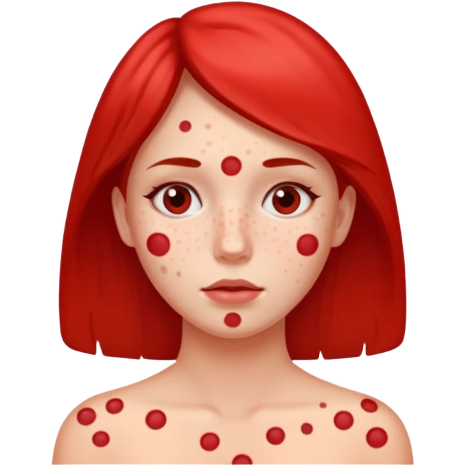 measles woman emoji