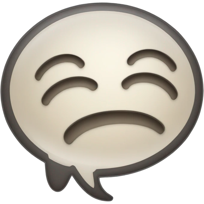 A speech bubble saying “cooked” emoji